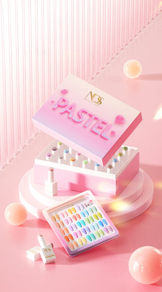 24pc Pastel Gel Polish Set