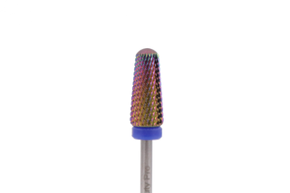 front close up view of safety drill bit in medium grit