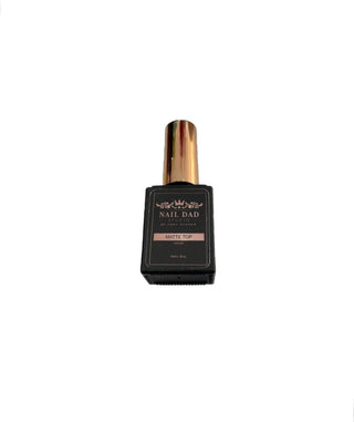 front view of Naildad studio Ombre Matte Top Coat in 15ml  